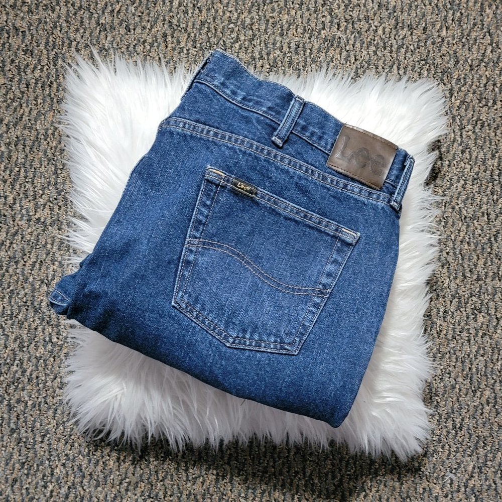 Lee Extreme Motion Crop Denim Size 22W Tagged 42 x 30 Unisex Style Denim